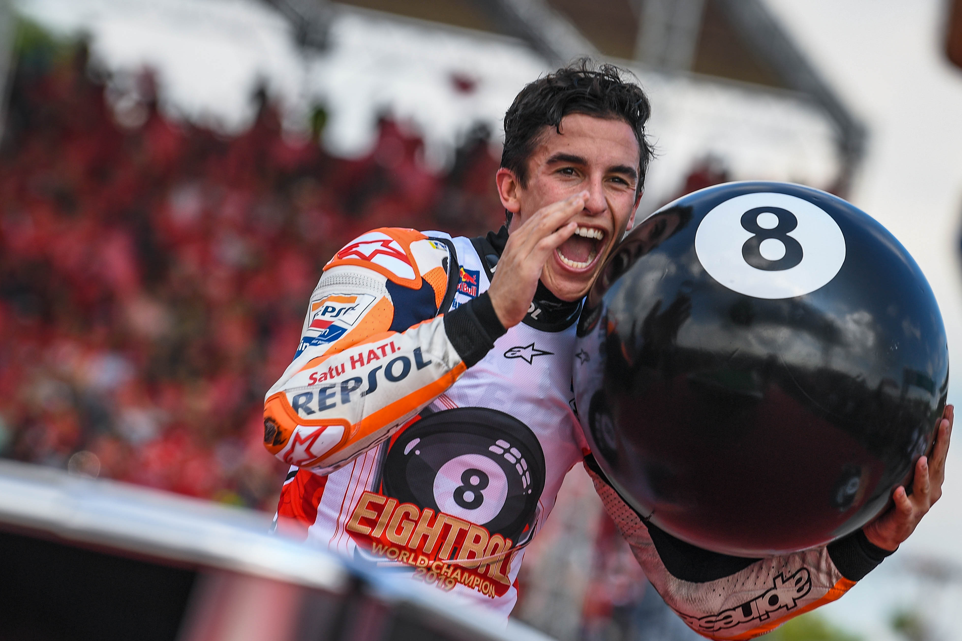 MARQUEZ CELEBRATE THE 8TH WORLD CHAMPION IN THAIGP | OCTOBER 6,2019 ...