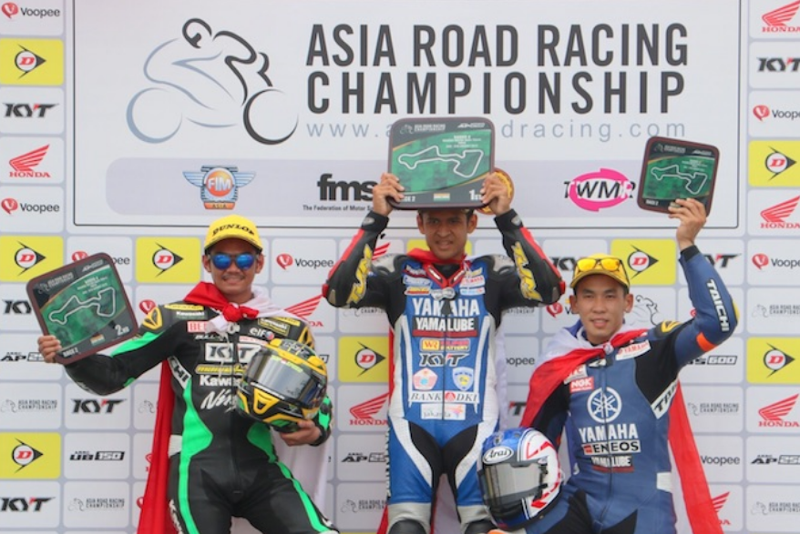 ขึ้นโพเดี้ยม!! “อนุภาพ” คว้าอันดับ 3 เอเชียรุ่น 250 ซีซี ที่อินเดีย