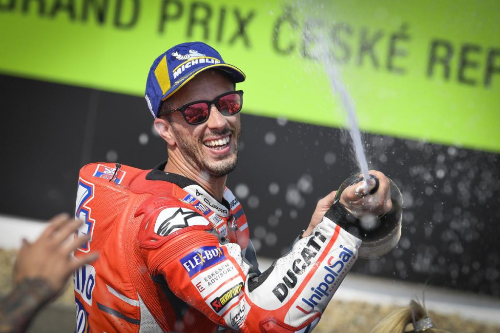 “ดูคาติ” คืนฟอร์ม!! “โดวิซิโอโซ” แชมป์โมโตจีพีสนาม 10- “ลอเรนโซ่” รองแชมป์