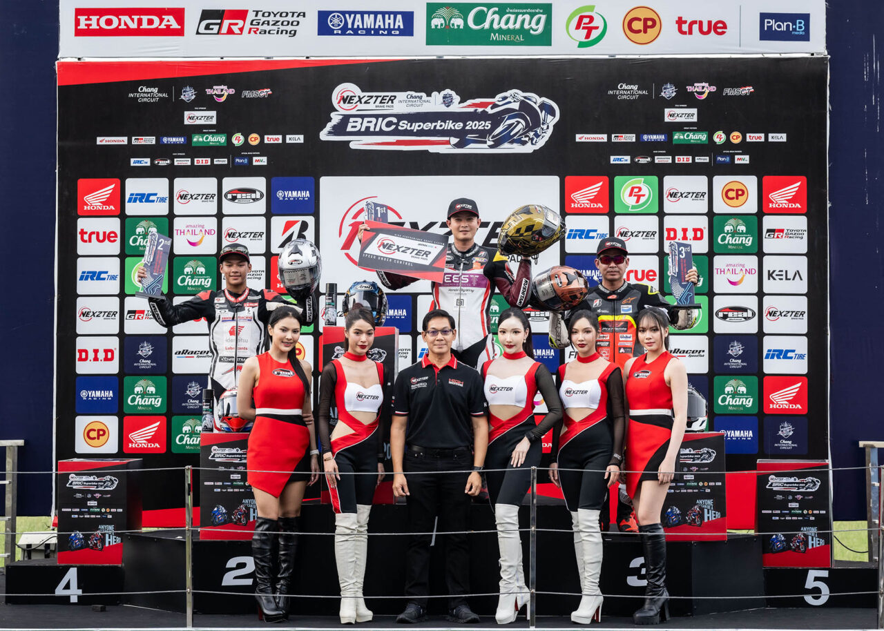 NEXZTER BRIC Superbike สนาม 2 มันส์ระดับโลก “แสตมป์” เฉือนคว้าชัย -นทีธาร รับแชมป์สองสนามรวด