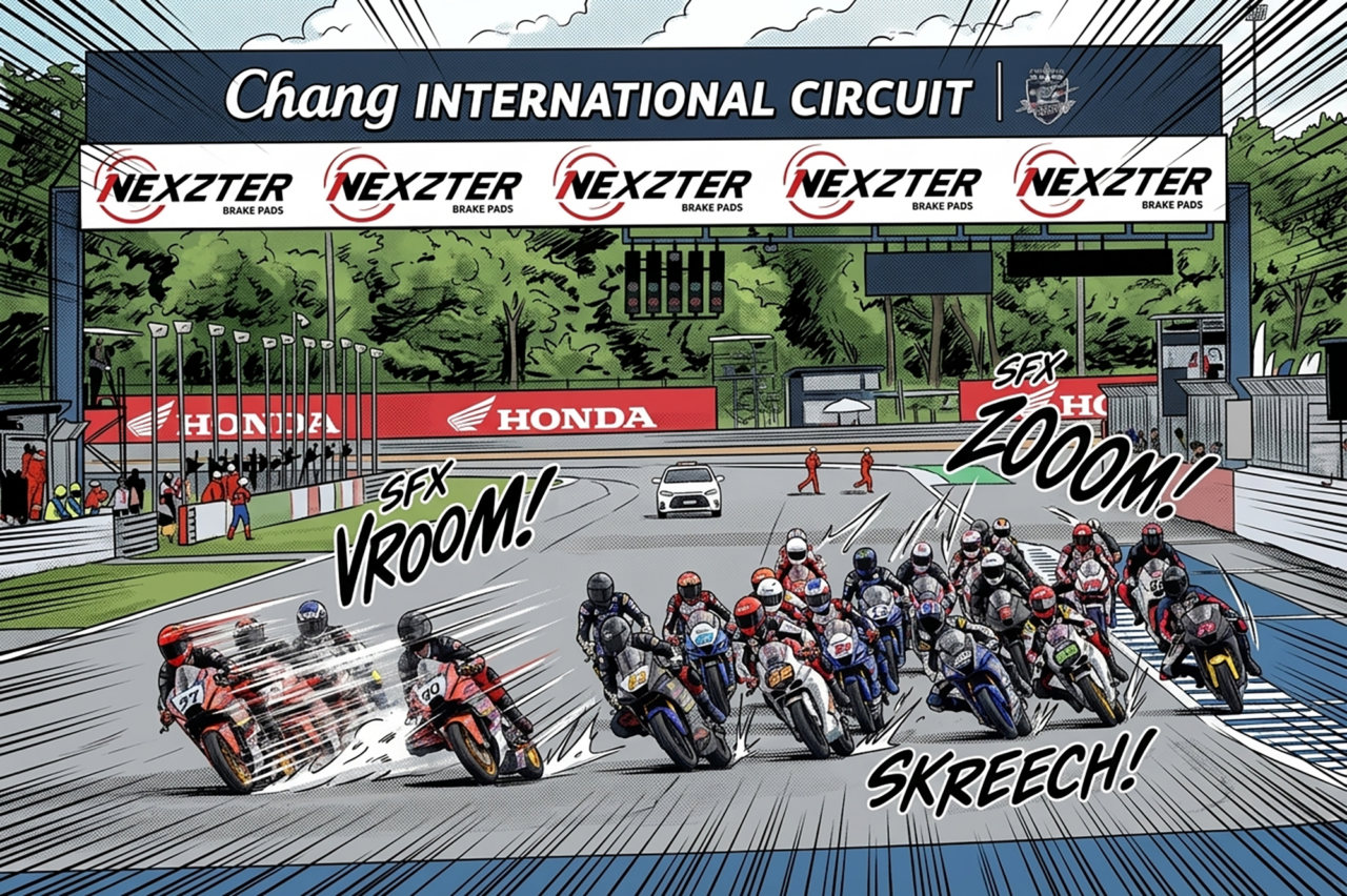 ก็มาดิคร้าบ! NEXZTER BRIC Superbike ทำถึงดึง “ตั๊ก บริบูรณ์, บอล-นุ้ย เชิญยิ้ม” ป่วนพิตวอล์ค เรซเปิดสนาม ชวนเชียร์ กระทบไหล่นักบิด มิ.ย.นี้